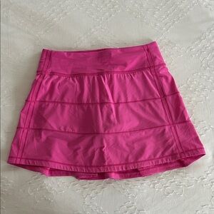 Lululemon Sonic Pink Pace Rival Skirt
